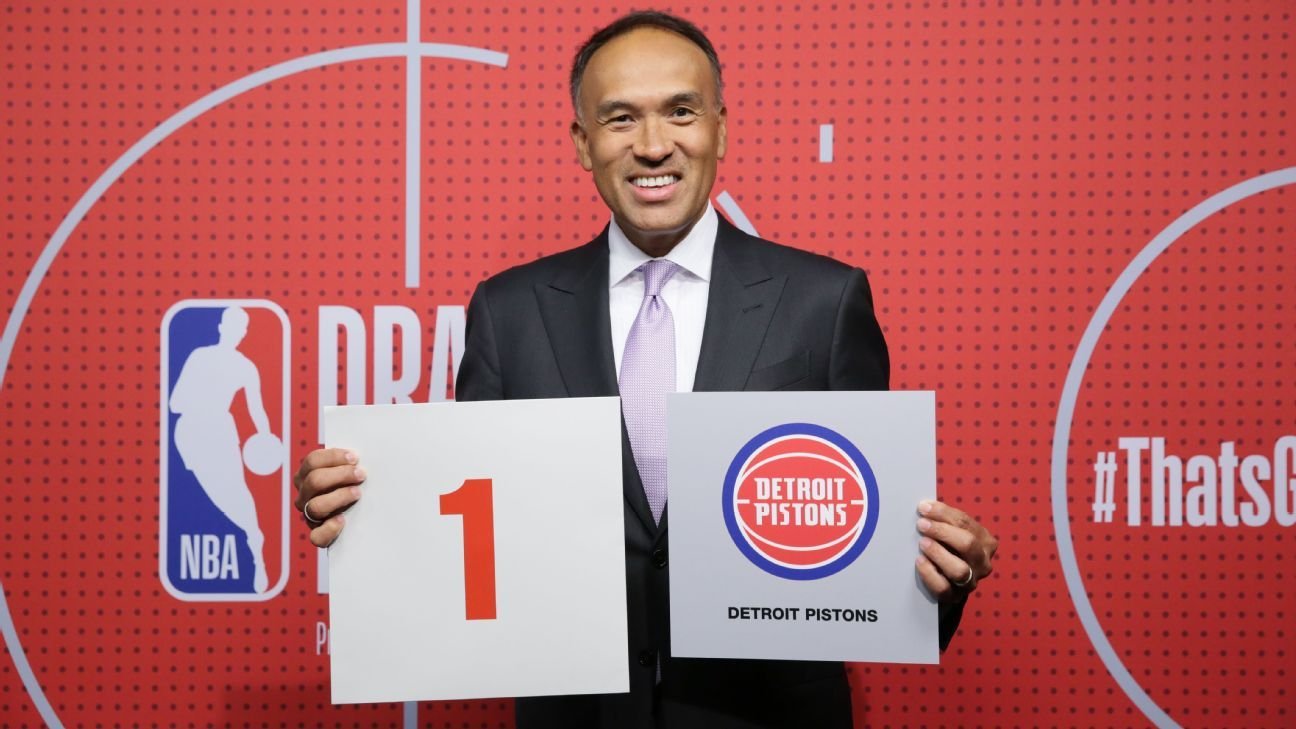 Social media reacts as Detroit Pistons land No. 1 overall pick