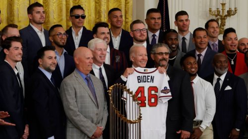 Biden praises Braves' 'joyful' World Series victory