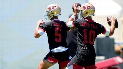 49ers' Trey Lance-Jimmy Garoppolo QB battle just starting to heat up