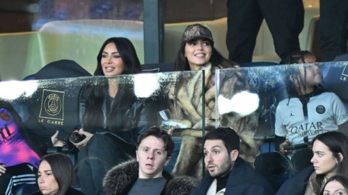 The Kim Kardashian curse? Star sees PSG's shock loss and Arsenal's European exit on 'soccer tour' with son Saint