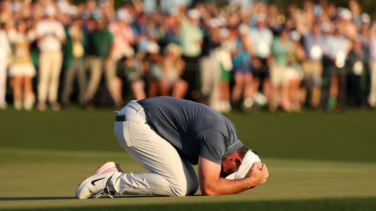 Rory McIlroy wins Masters in playoff to earn career Grand Slam