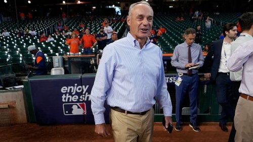 Manfred hopes Angels sale done by Opening Day