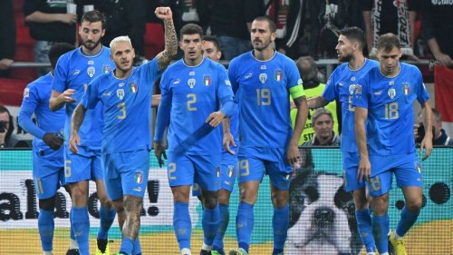 Italy beat Hungary for spot in Nations League finals