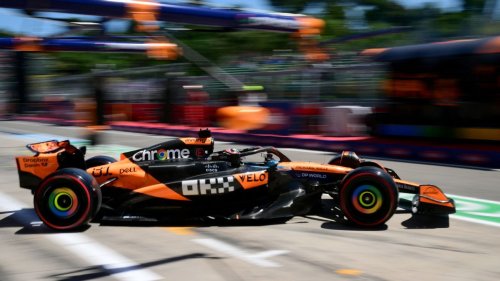 Emilia-Romagna GP: Oscar Piastri leads McLaren one-two as Isack Hadjar crashes in practice