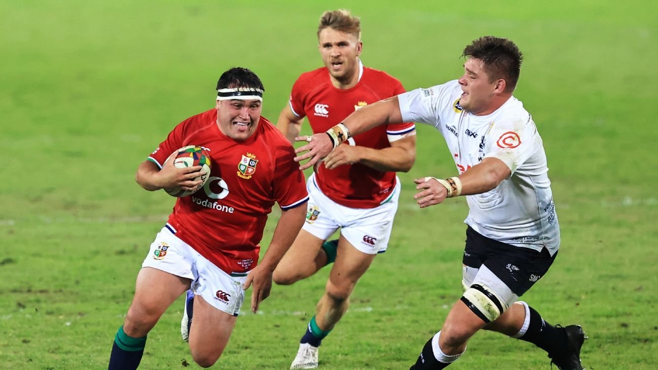 Eleven-try British & Irish Lions overcome spirited Sharks 71-31