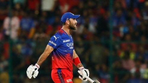 Maxwell takes a break to refresh after asking to be rested by RCB