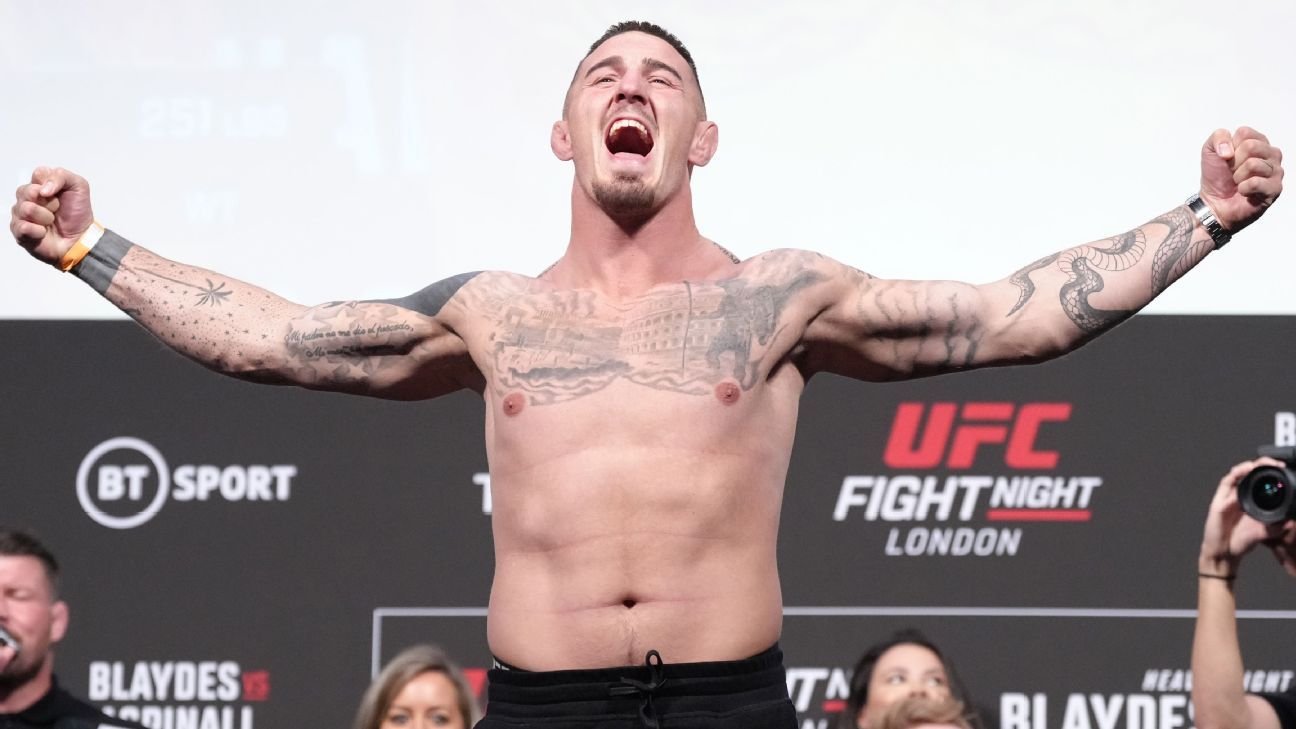 Tom Aspinall is back, and he's ready to head in the direction﻿ of Jon Jones