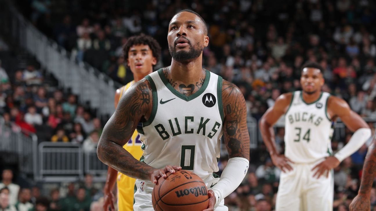 Lillard out indefinitely due to blood clot in calf