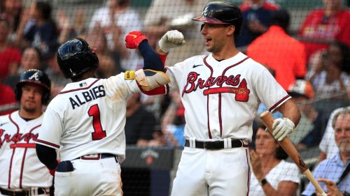 Albies, Acuña hit milestones in Braves' victory