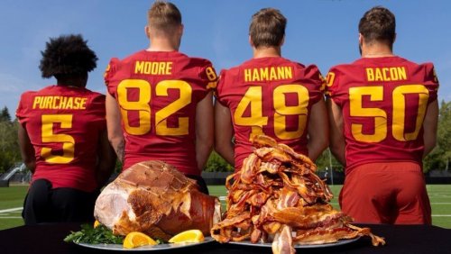 Iowa State football players sign NIL deal with pork company