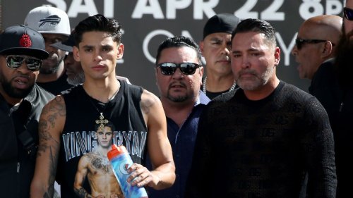 Ryan Garcia is fighting again, this time on social media against his own promoter, Oscar De La Hoya