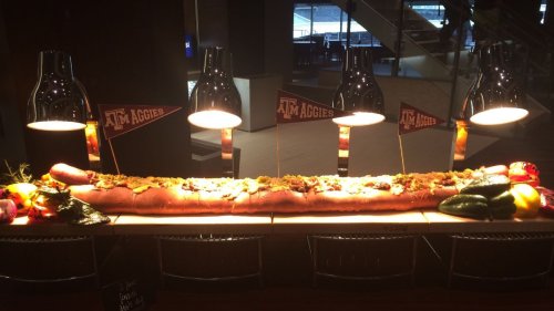 12-pound hot dog is just one of the crazy things at the new Kyle Field