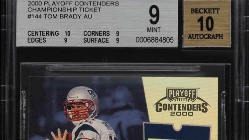 Rare Tom Brady rookie card sells for over $400K at auction