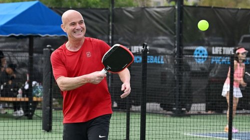 Andre Agassi wins debut in U.S. Open Pickleball Championships