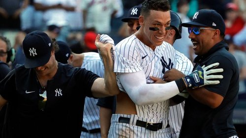 Yankees end historic hitless drought in walk-off win