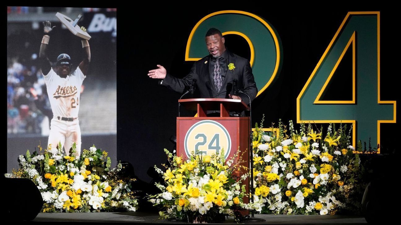 Thousands pay tribute to late Rickey Henderson in Oakland