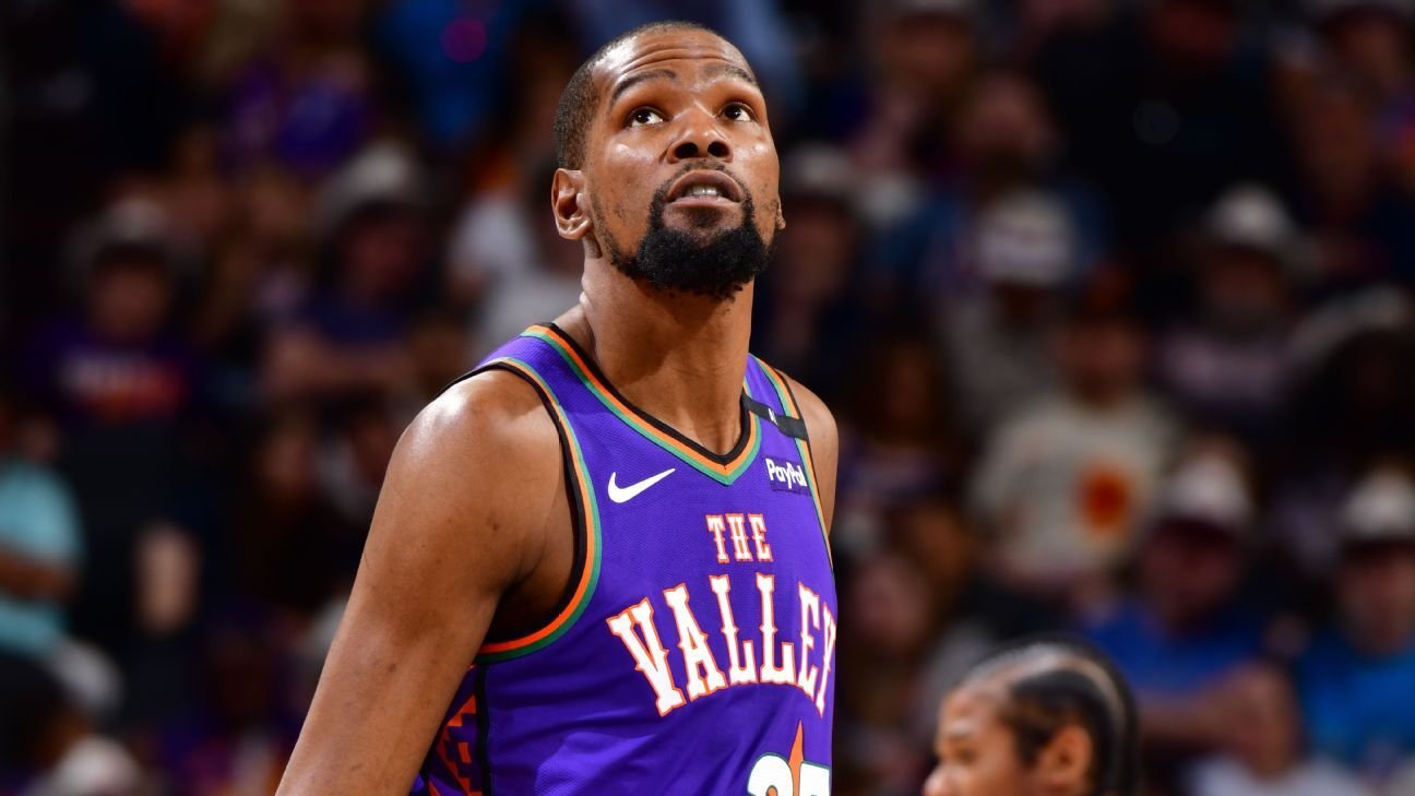 Suns All-Star Kevin Durant (ankle) out final 2 games