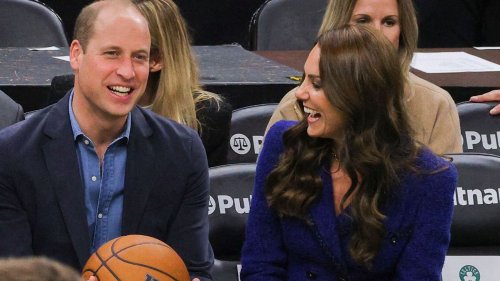 Prince William, Kate Middleton attend Heat-Celtics in Boston