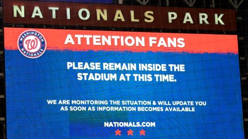 Shooting reported outside Nats' park; game ppd.