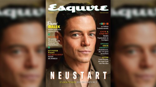 Rami Malek: ESQUIRE – FÜR GUTE TYPEN. Die neue Sommer-Printausgabe ist da - jetzt im Handel!