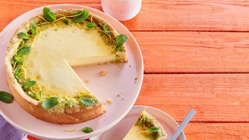 Kleine Erfrischung am Nachmittag: Lemon-Curd-Käsekuchen