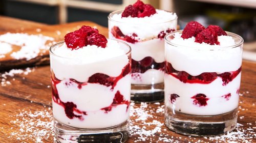 Himmlischer Mascarpone-Himbeer-Quark in 10 Minuten!