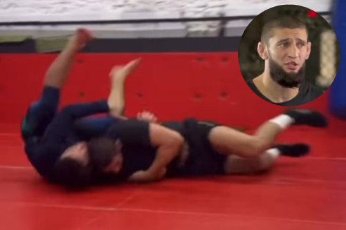 Khamzat Chimaev Brutally Tosses Out Sparring Partner as Dricus Du Plessis Gets Alerted Before Potential Fight at UFC 317