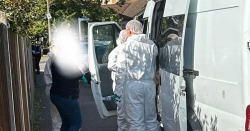 Forensics seen 'digging up the garden' at property close to ongoing Chelmsford murder investigation