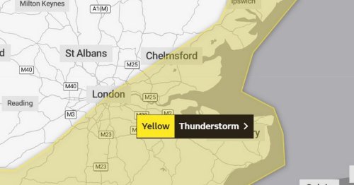 More flooding 'possible' in Essex as yellow thunderstorm warning issued