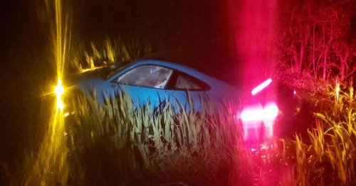 Porsche found submerged in Essex pond after double crash