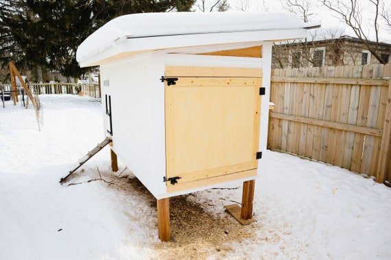 EFFICIENT Chicken Coop Plans DIY Backyard Hen House Large - Etsy