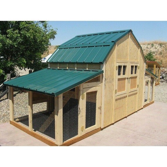 Plan W/ Material List Chicken Coop Poultry Cage Hutch Cage - Etsy