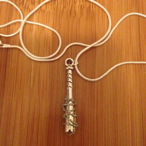 The Walking Dead Negan/lucille Necklace - Etsy