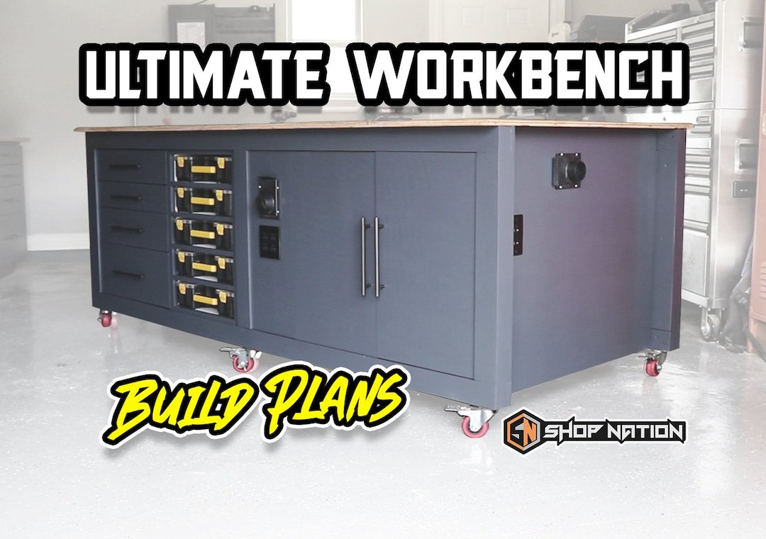 Ultimate Workbench Woodworking Plans - Etsy