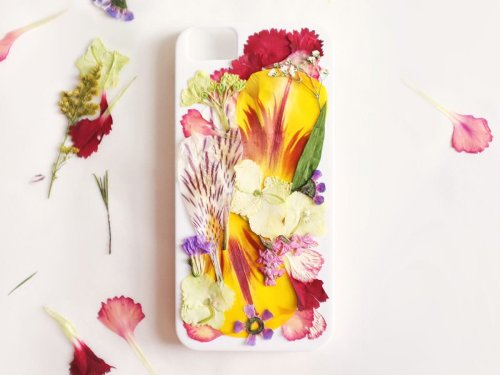 DIY Pressed Flower iPhone Case | Etsy