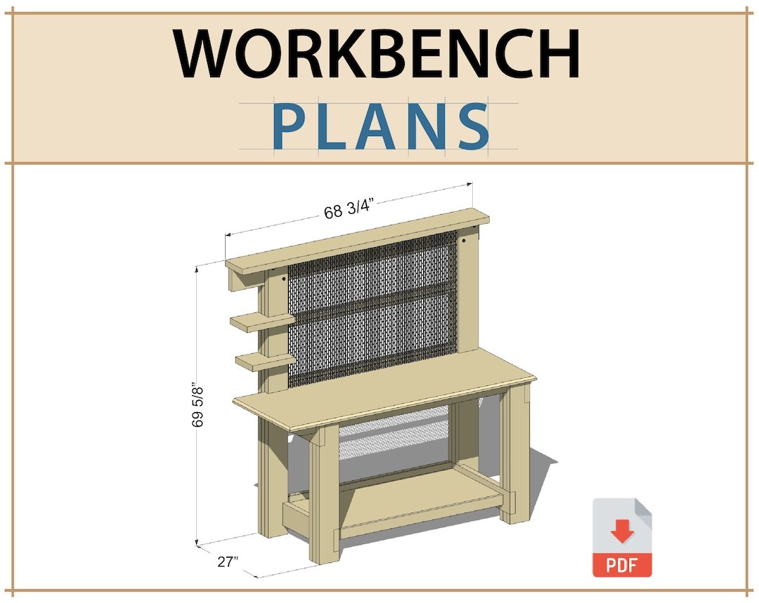 garage workbench plans pdf