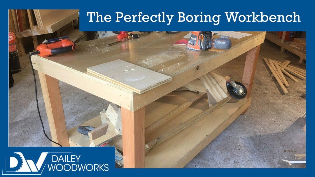 The Perfectly Boring Workbench Plans - Etsy
