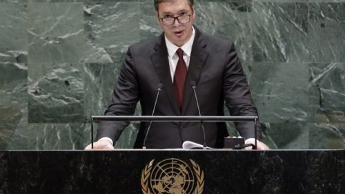 Vucic kritisiert westliche Staaten in UN