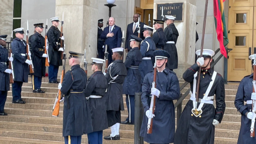 US-Lithuanian Defense Leaders Meet At Pentagon