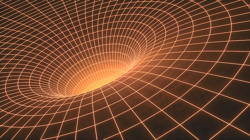 Curved Spacetime In A Quantum Simulator