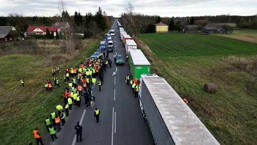 Explained: Why truckers are blockading the EU's eastern border with Ukraine