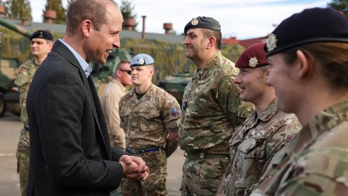 Gemeinsam die Ukraine unterstützen: Prinz William (40) in Polen