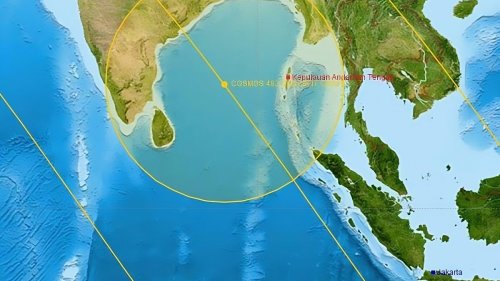 Sowjetische Sonde Kosmos 482 nach einem halben Jahrhundert unkontrolliert in den Indischen Ozean gestürzt