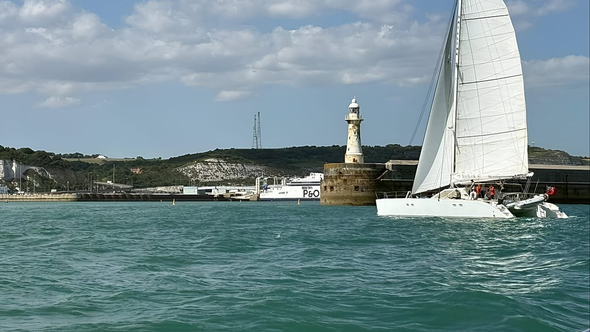 Forget the ferry: Hop aboard a high-speed sailing boat from England to France this September