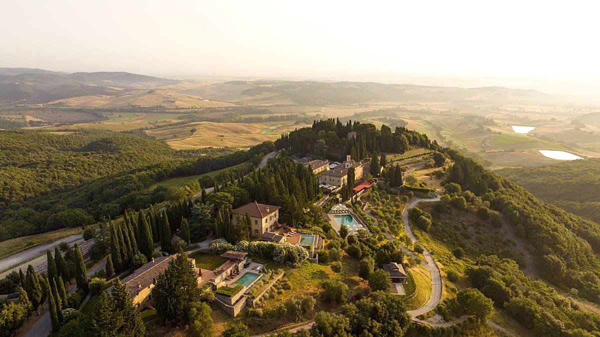 This Tuscan hotel with its own vineyard and golf club was just named the best in Europe