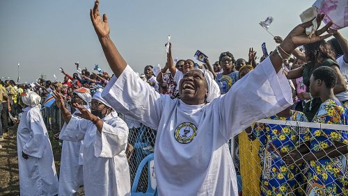 Vor Millionenpublikum in der DR Kongo: Papst predigt von Frieden und Vergebung