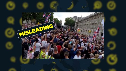 "We love Trump!": Gab es einen Anti-Ukraine-Protest in Großbritannien?