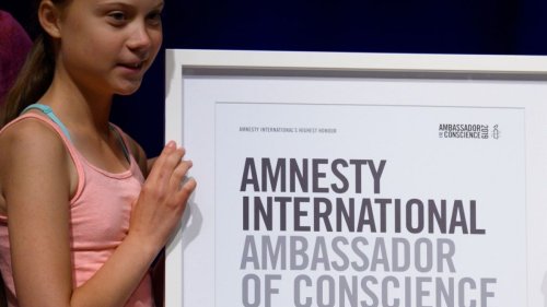 Amnesty International fait de Greta Thunberg son "ambassadrice de conscience"