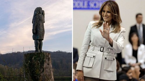 Bronzestatue von Melania Trump in Slowenien verschwunden - Polizei ermittelt