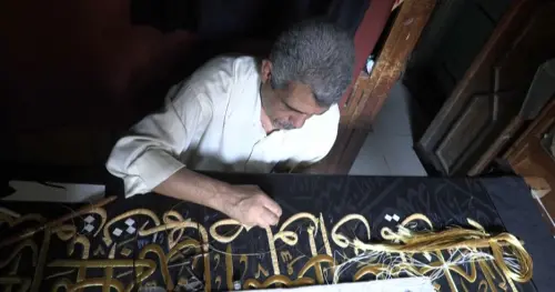 Ahmed Othmane, the Egyptian man maintaining family heritage on Embroidery